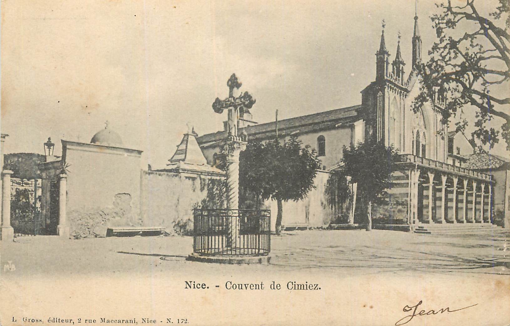 CPA Nice Couvent de Cimiez
