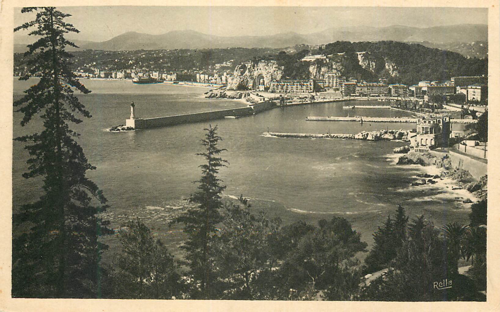 CPA Nice Vue Panoramique Depuis le Mont Boron