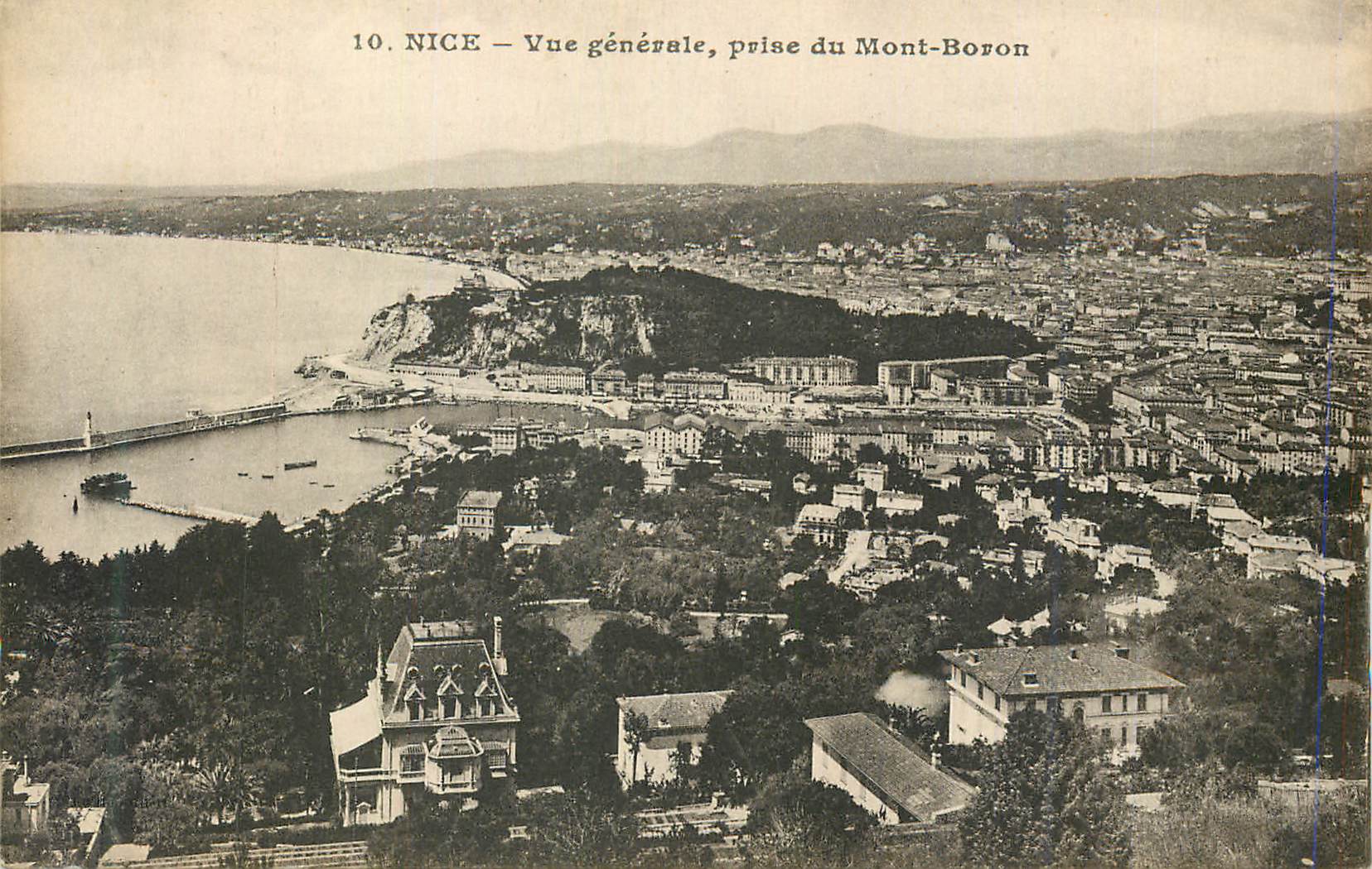 CPA Nice Vue Generale Prise du Mont Boron