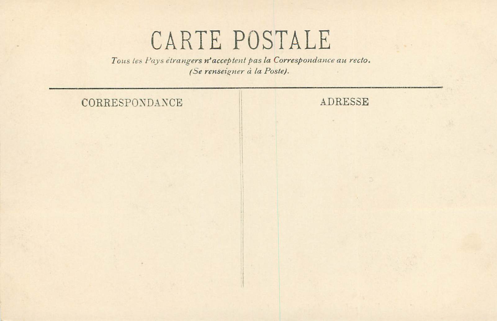 CPA Nice Vue au Jardin Public — Rückseite