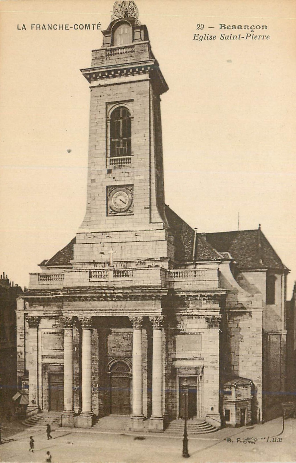 CPA La Franche Comte Besancon Eglise Saint Pierre