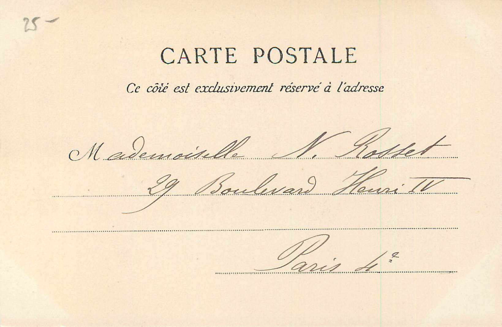 CPA Excursion en Franche-Compte Besancon Vue prise de la Cathedrale (carte 1900) — Verso