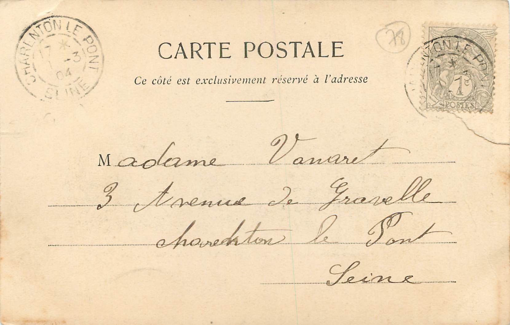 CPA Environs de Dourdan Rochefort en Yvelines Vue Generale — Rückseite