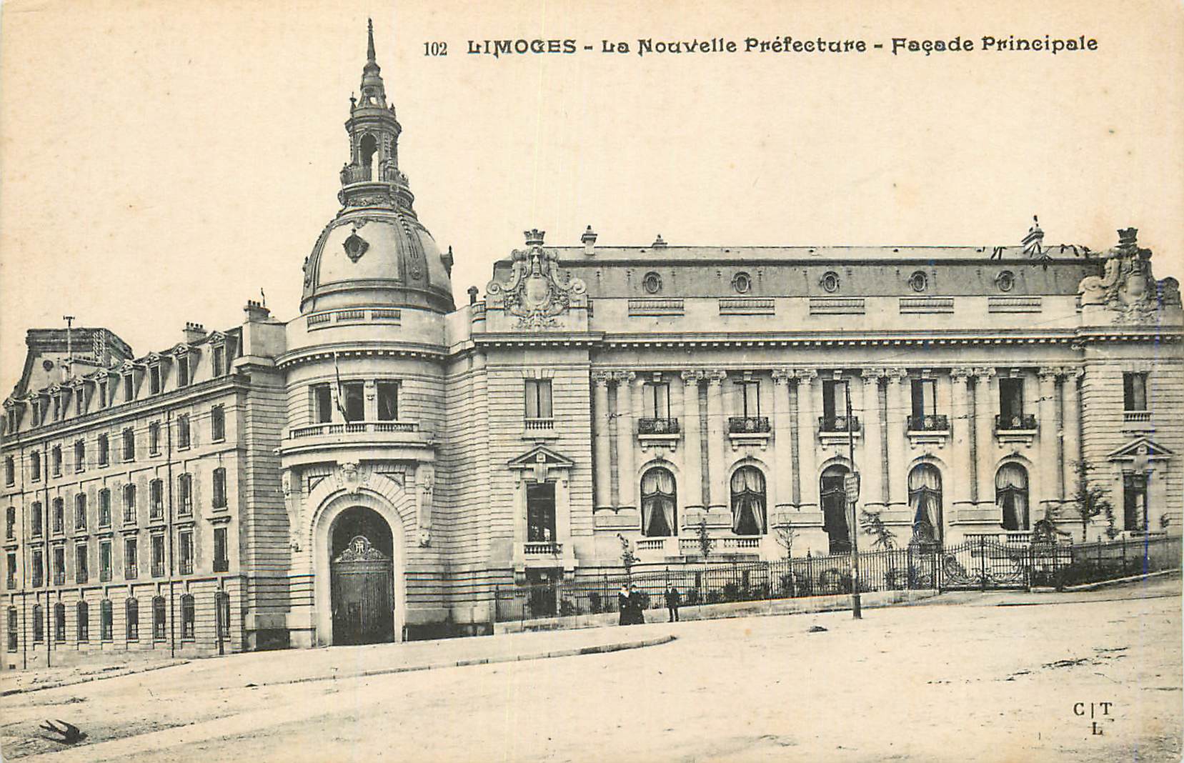 CPA Limoges La Nouvelle Prefecture Facade Principale