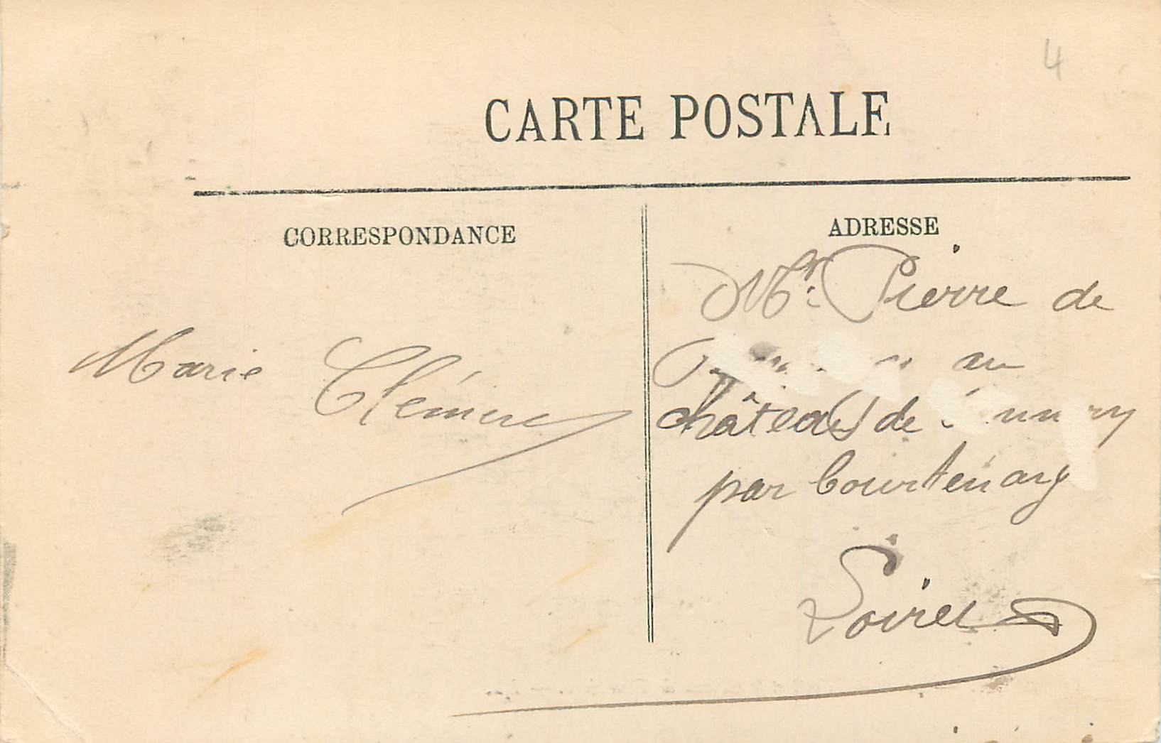 CPA Lyon Le Pont Tilsill et le Coteau de Fourviere — Verso