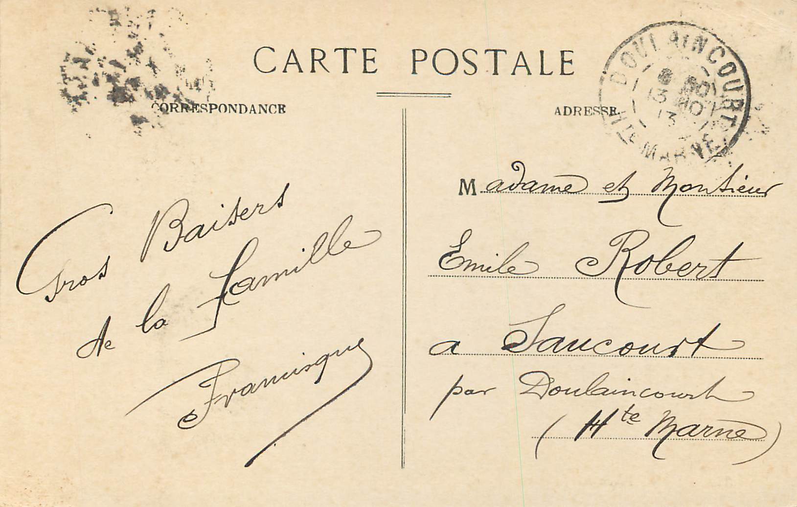 CPA Lyon Place des Jacobins Tramway — Verso