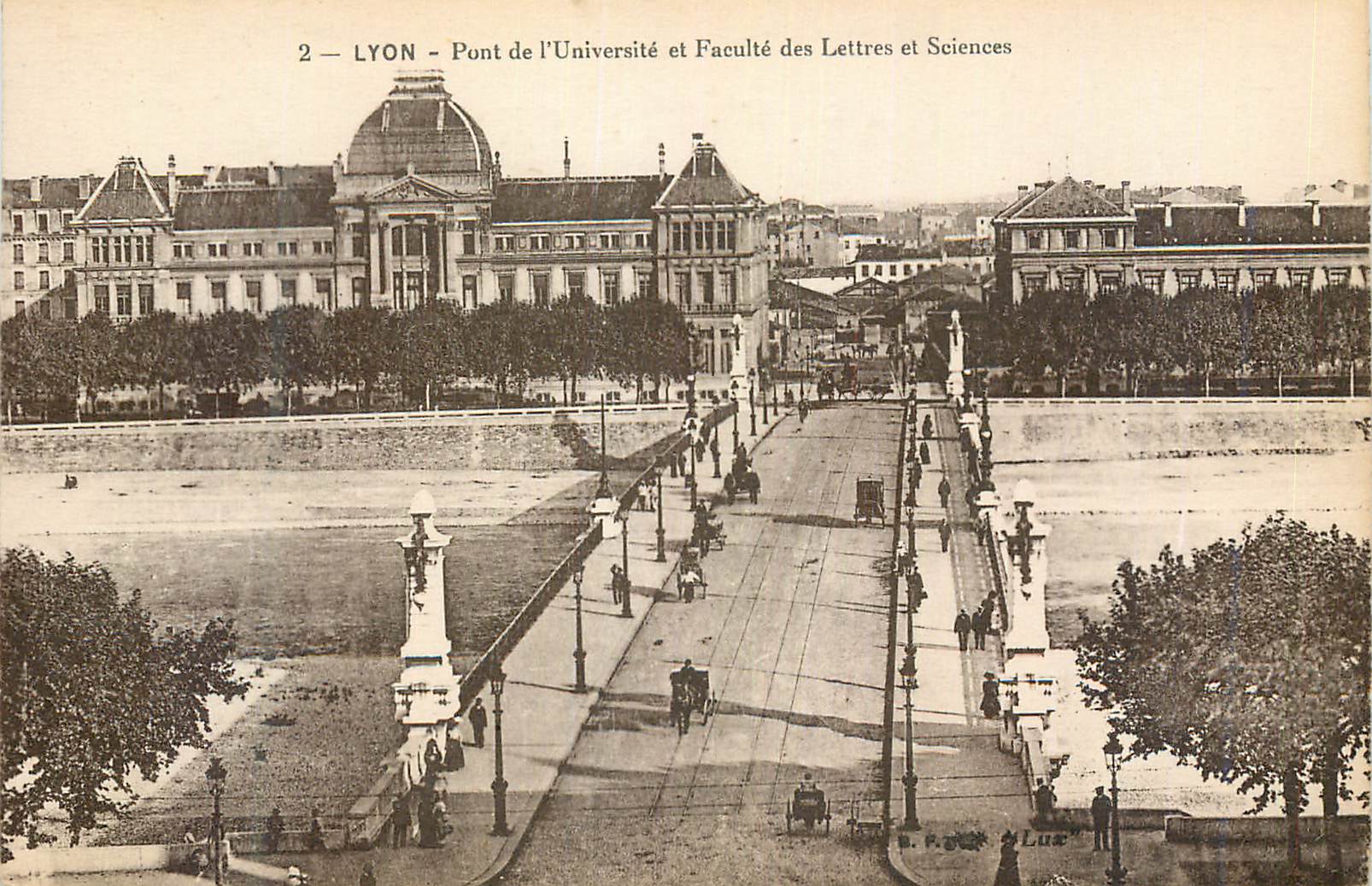 CPA Lyon Pont de l'Universite et Faculte des Lettres et Sciences