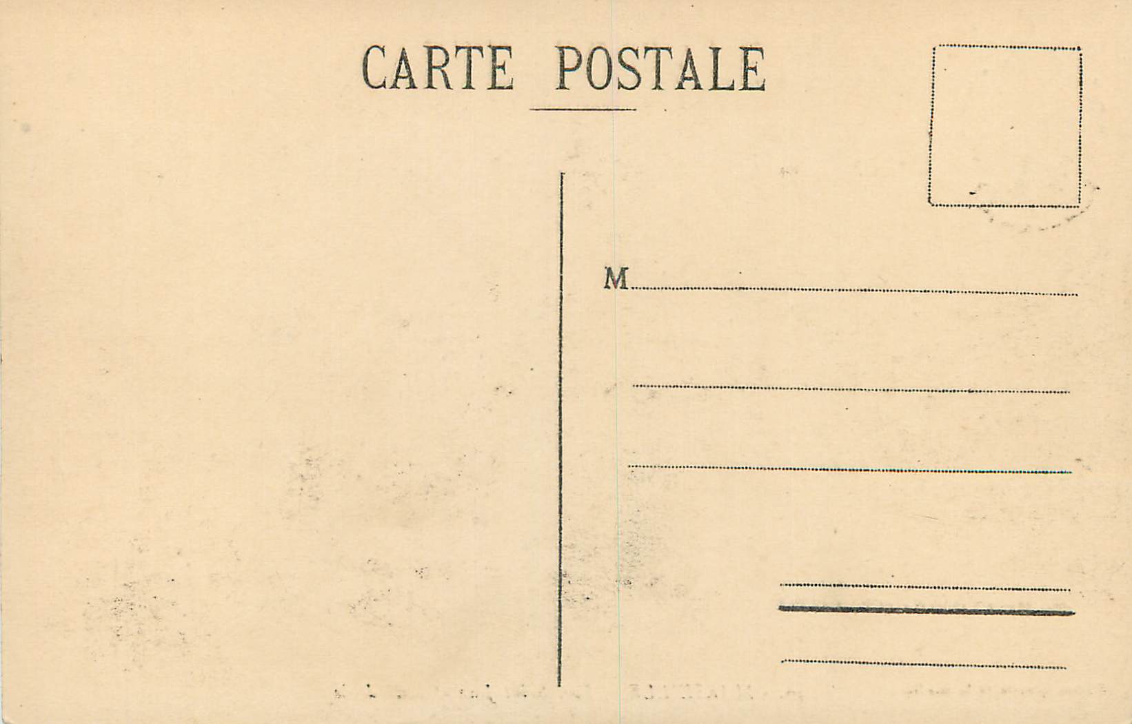 CPA Marseille Fort Saint Jean et Cathedrale — Rückseite