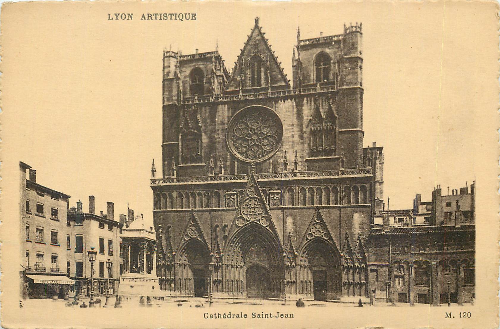 CPA Lyon Artistique Cathedrale Saint Jean