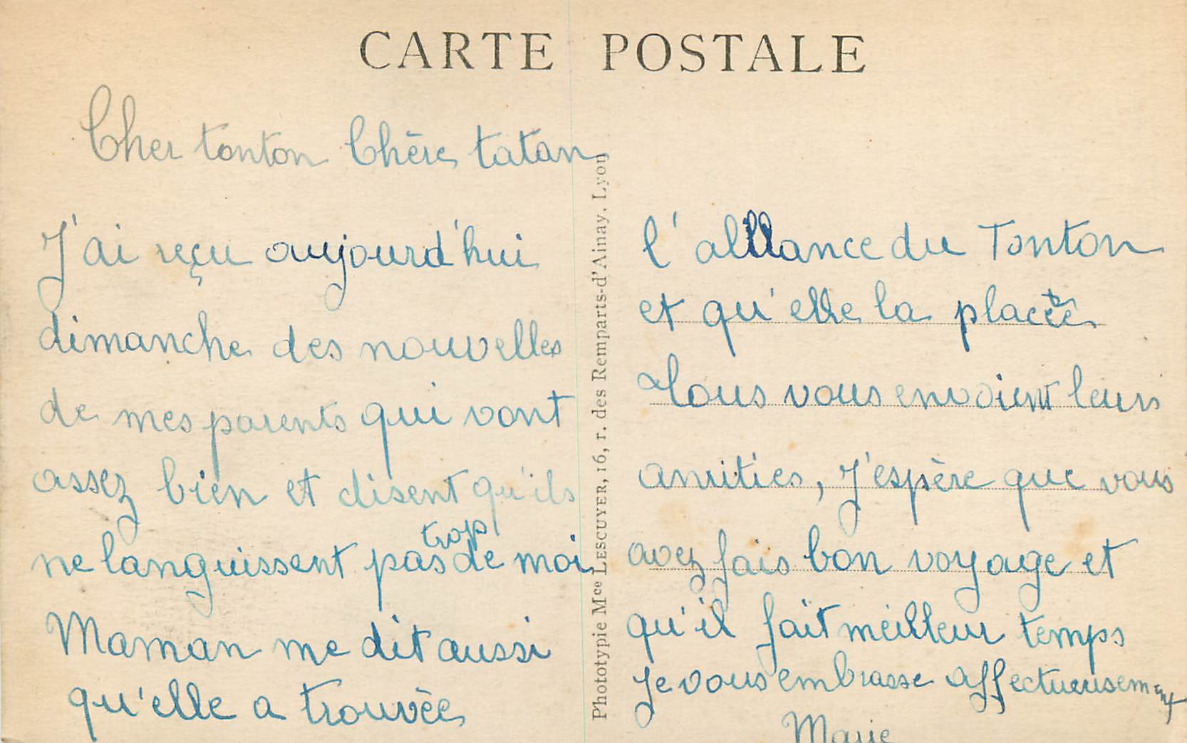 CPA Lyon Artistique Vue Generale sur Le Palais de la Foire et le Parc de la Tete d'Or — Verso