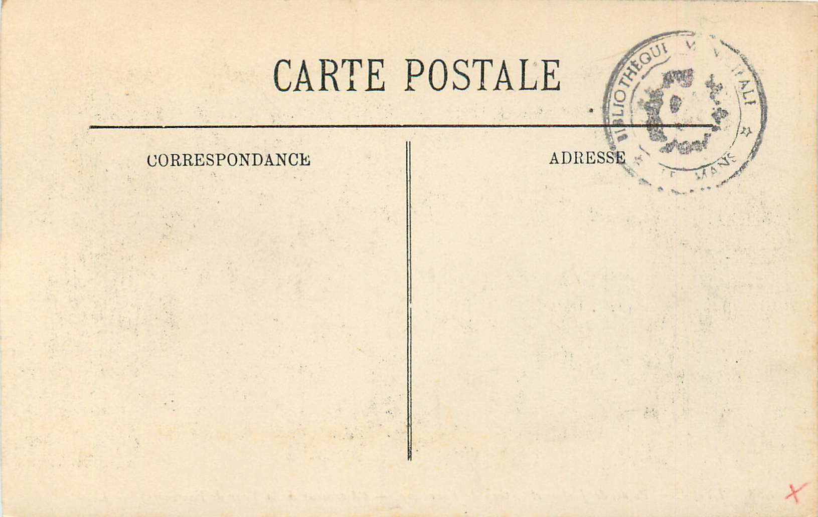 CPA Lyon Palais de Justice et Coteau de Fouviere (Ascenseurs de la Tour de Fouviere) — Rückseite