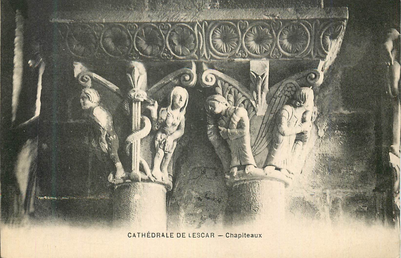 CPA Cathedrale de Lescar Chapiteaux