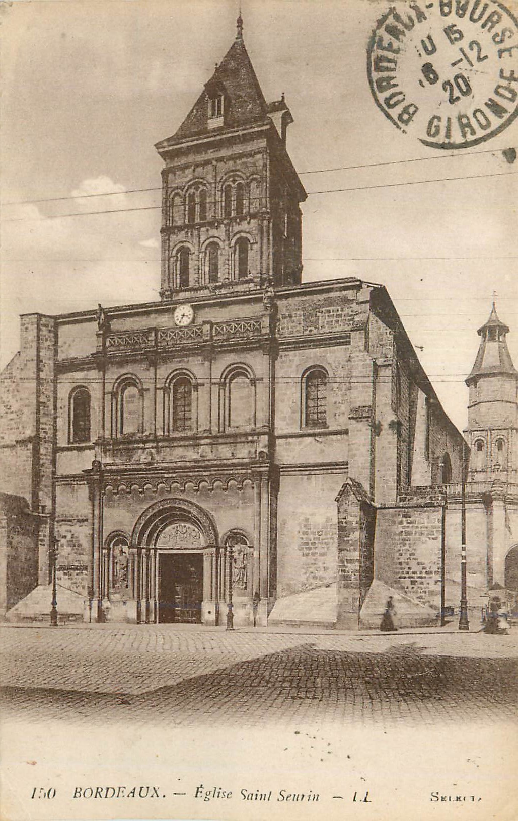 CPA Bordeaux Eglise Saint Seurin