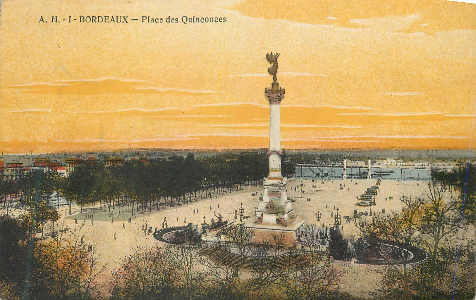 CPA Bordeaux Place des Quinconces
