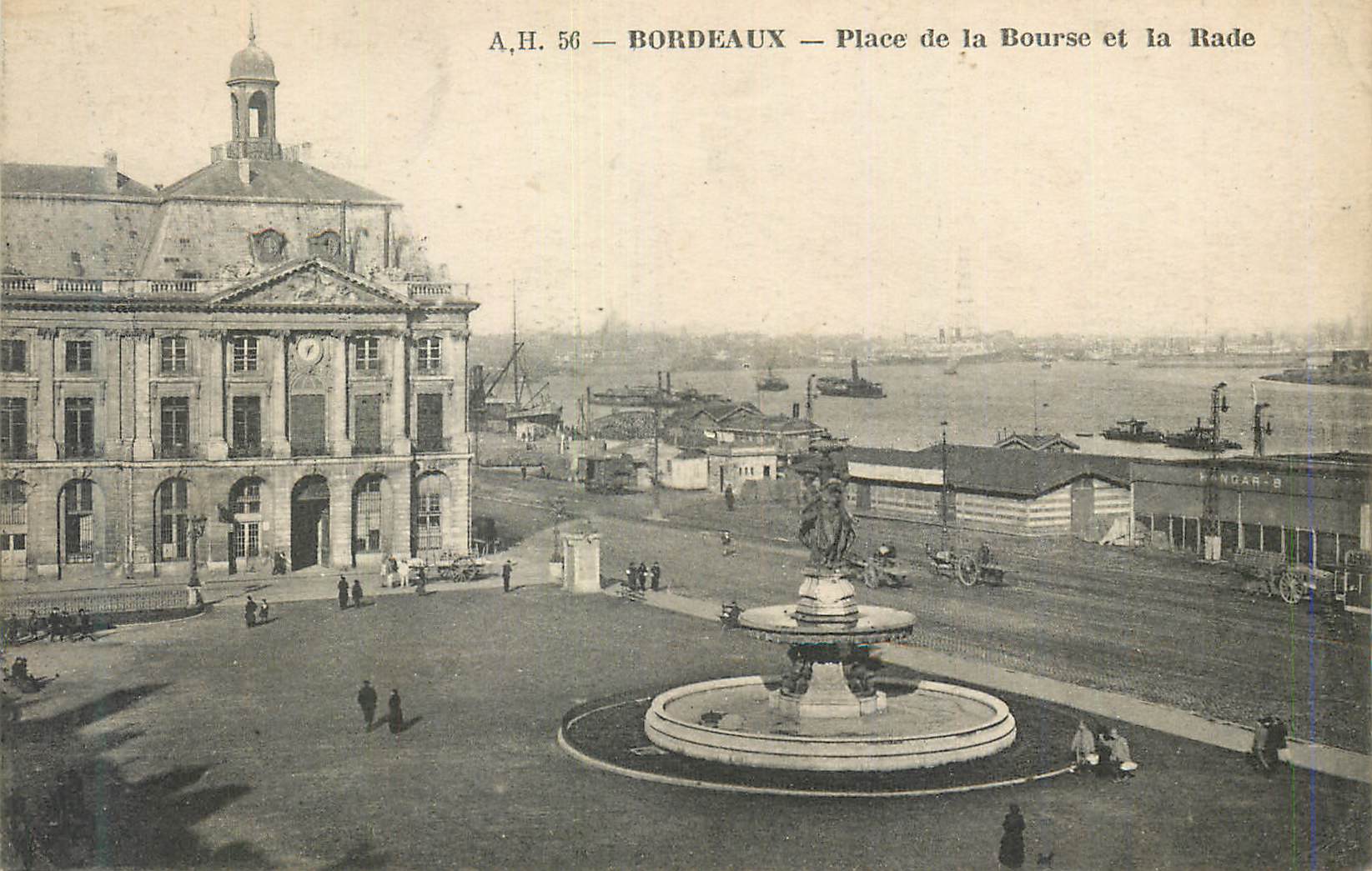 Bordeaux — Place de la Bourse et la Rade — A.H. 56