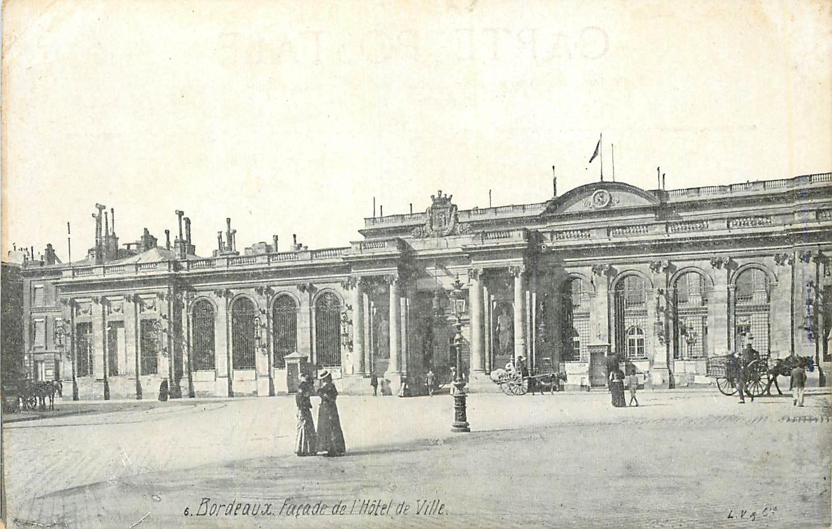 CPA Bordeaux Facade de l'Hotel de Ville