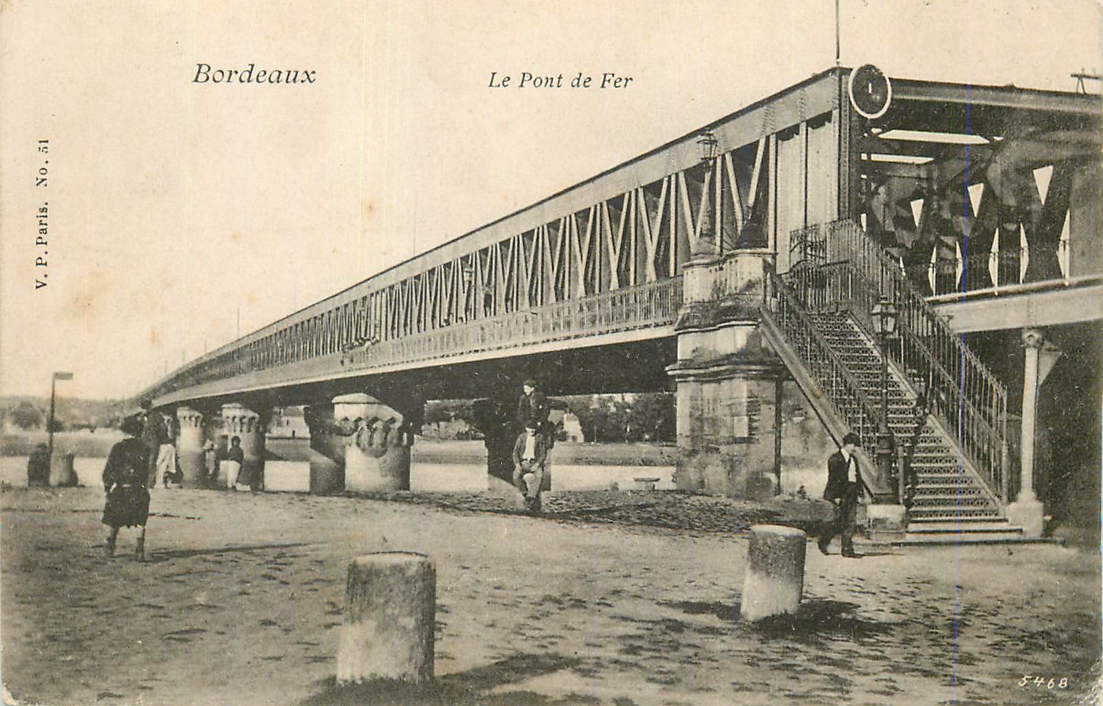 CPA Bordeaux Le Pont de Fer
