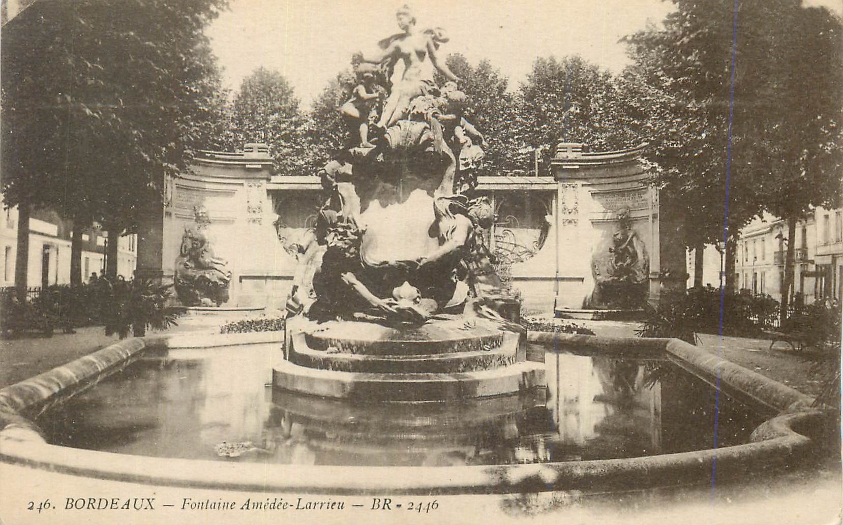 CPA Bordeaux Fontaine Amedee Larrien BR