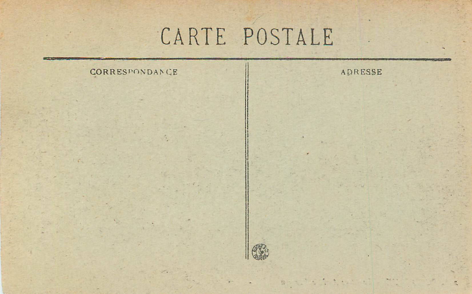 CPA Bordeaux Fontaine Amedee Larrien BR — Verso