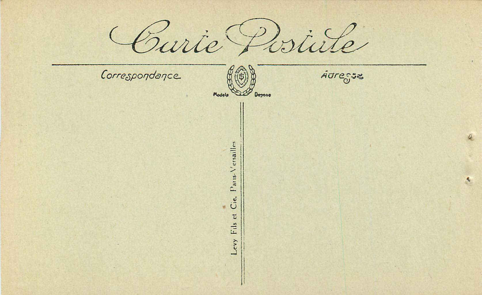 CPA Montresor Entree de l'Ancien Chateau — Rückseite