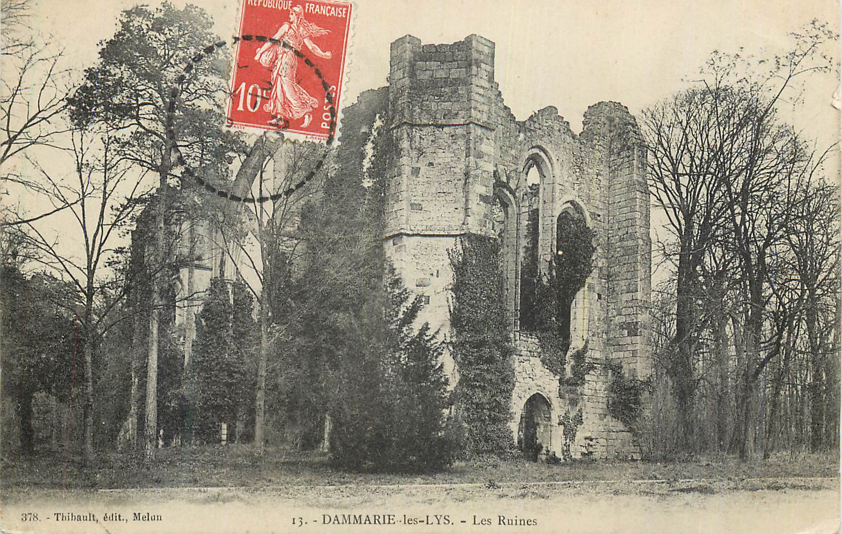 CPA Dammarie les Lys Les Ruines