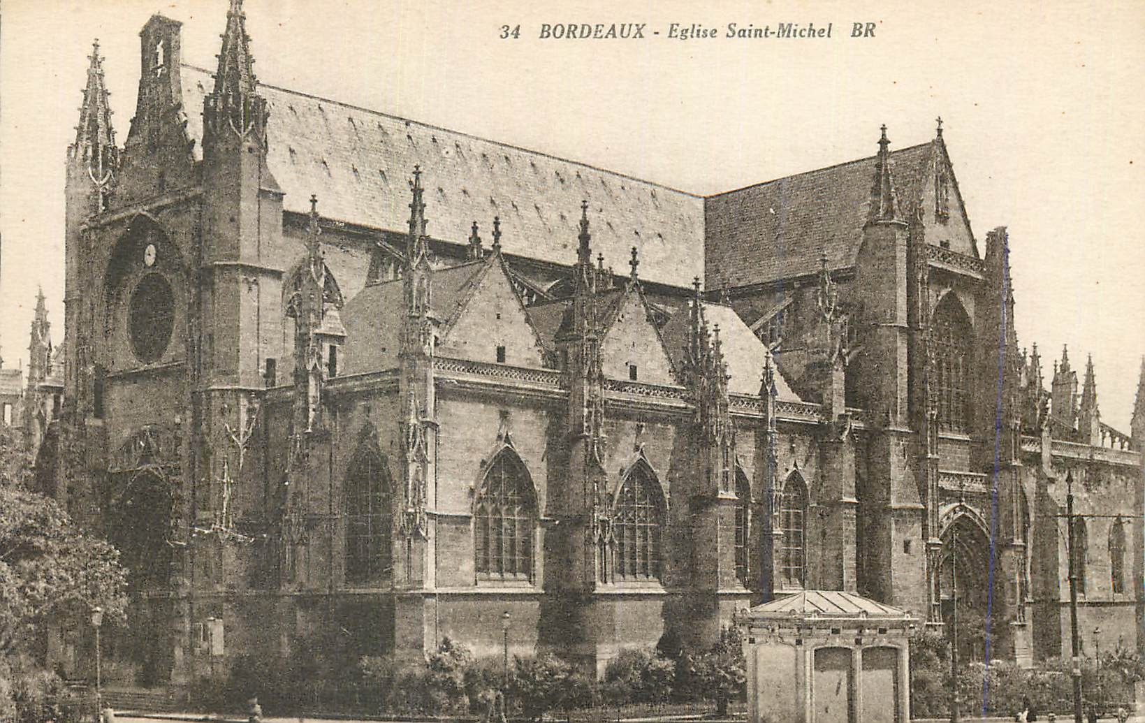 CPA Bordeaux Eglise Saint Michel BR