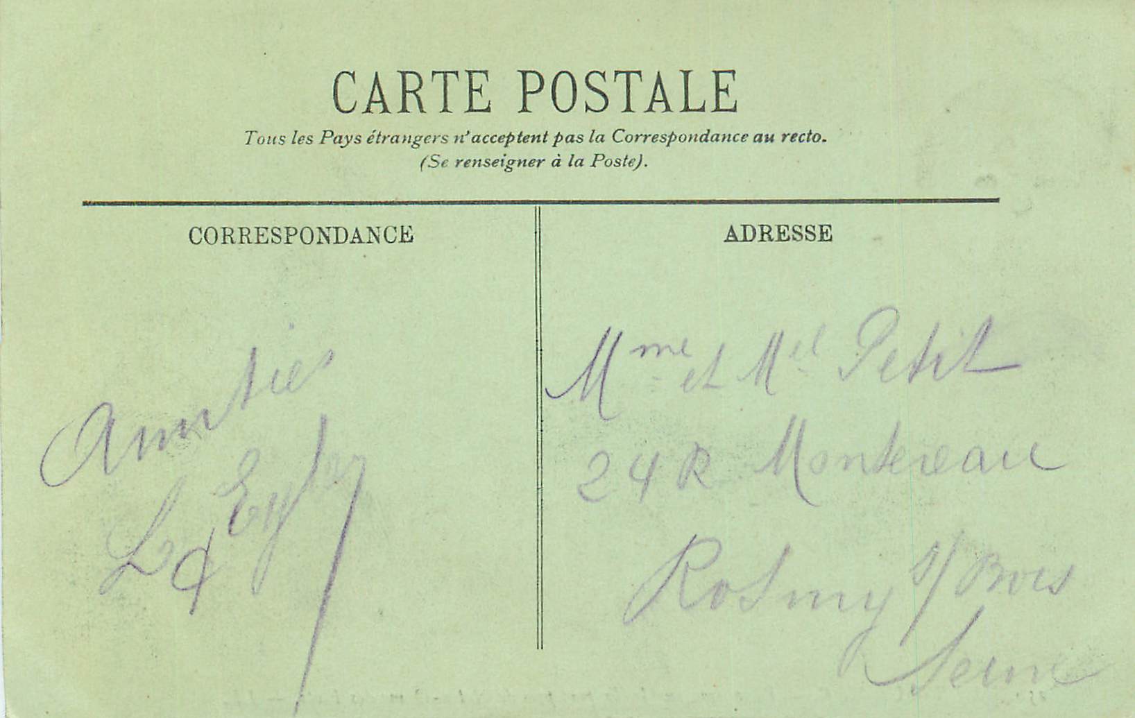 CPA Mers Sur Mer Panorama sur le Treport Pris de Notre Dame des Flots — Verso