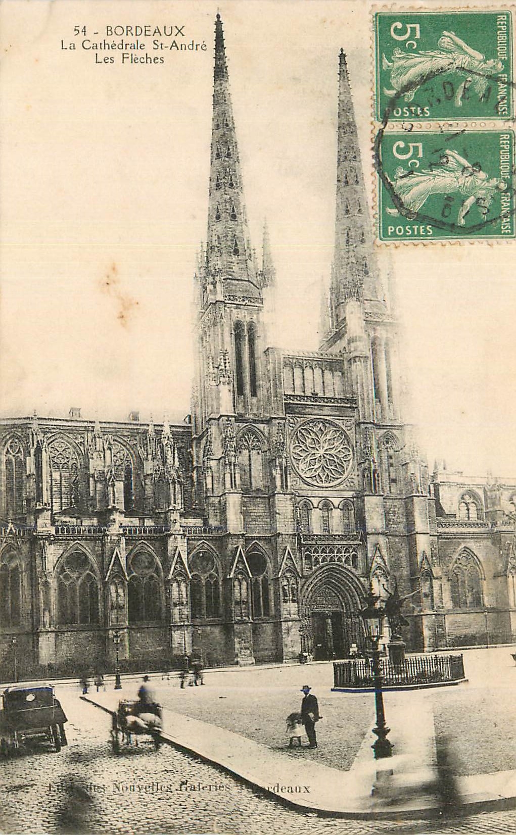 CPA Bordeaux La Cathedrale St Andre Les Fleches
