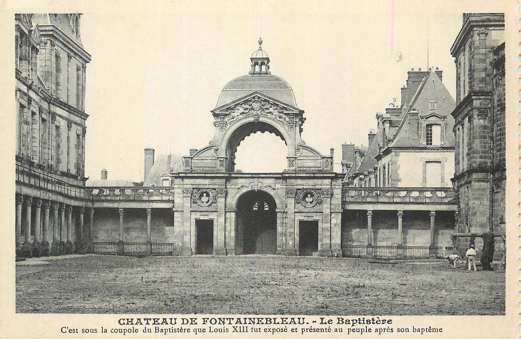 Castello di Fontainebleau — Il Battistero — Editore non identificato