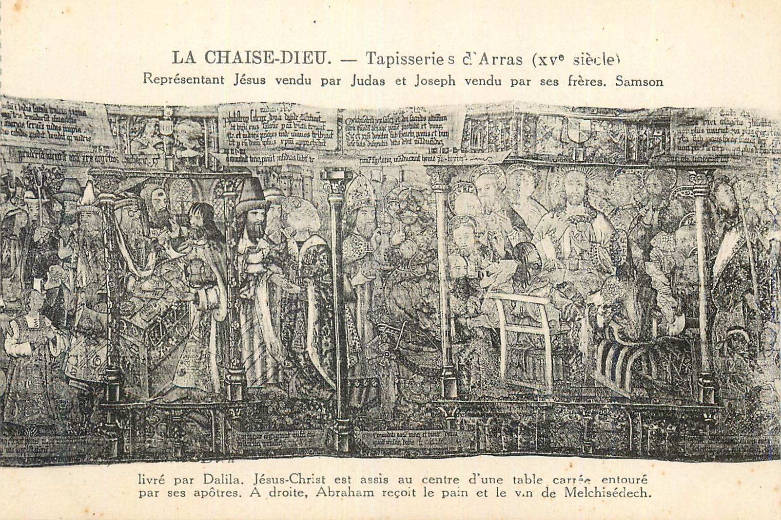 La Chaise-Dieu — Tapisseries d'Arras (xve siècle) — Samson