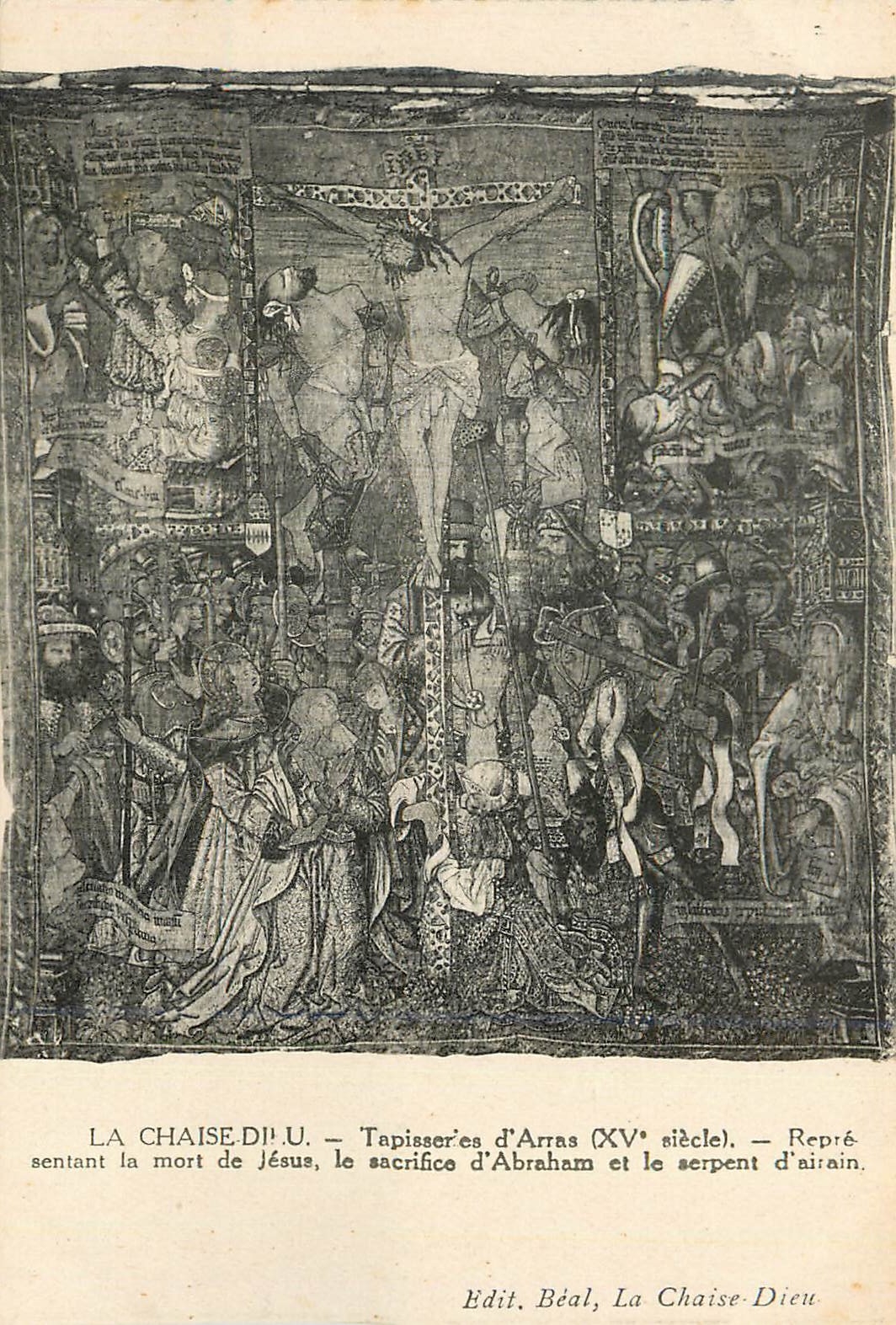 La Chaise-Dieu — Tapisseries d'Arras (XVe siècle) — Édit. Béal
