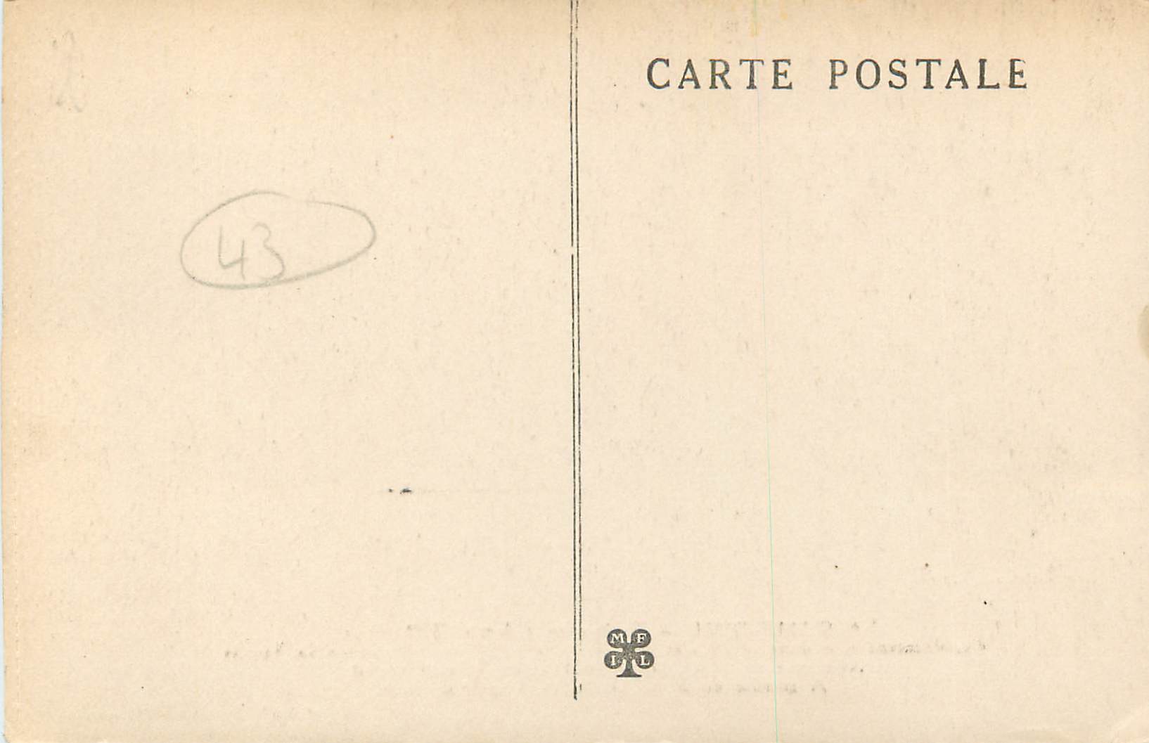 La Chaise-Dieu — Tapisseries d'Arras (XVe siècle) — Edit. Béal, La Chaise-Dieu — Verso