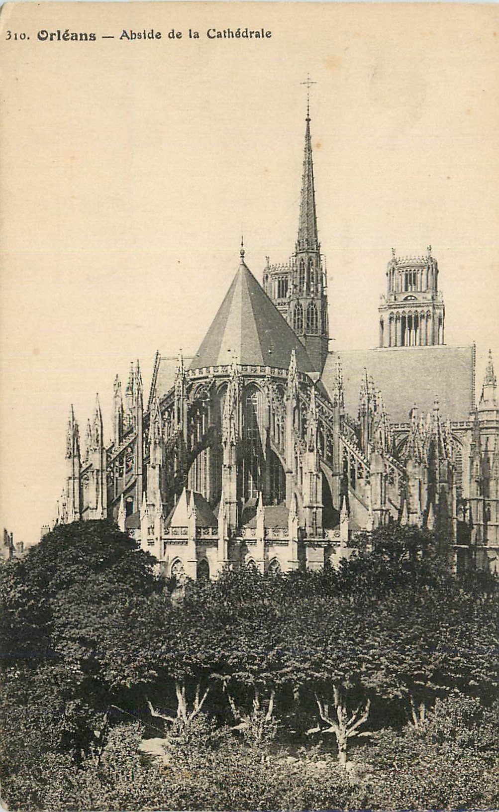 CPA Orleans Abside de la Cathedrale