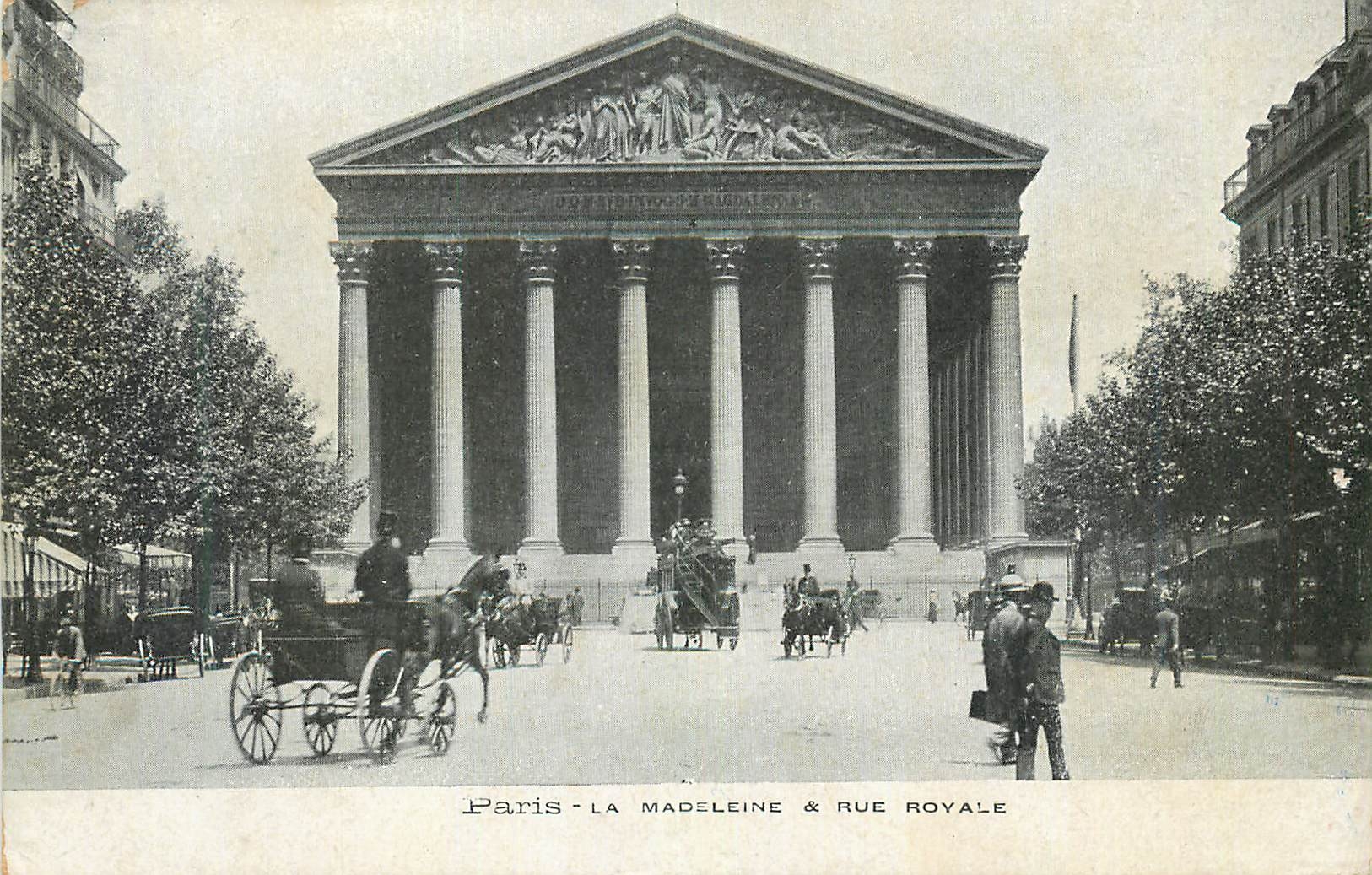 CPA Paris la Madeleine Rue Royale