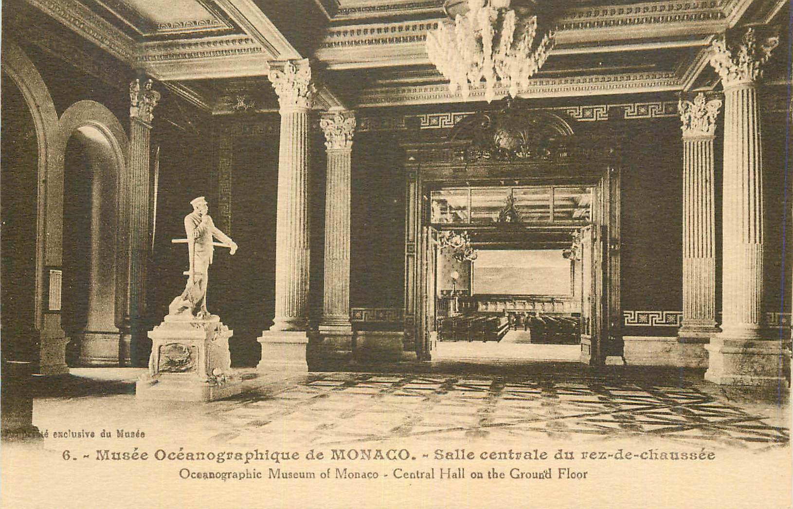 Musée Océanographique de Monaco — Salle centrale du rez-de-chaussée