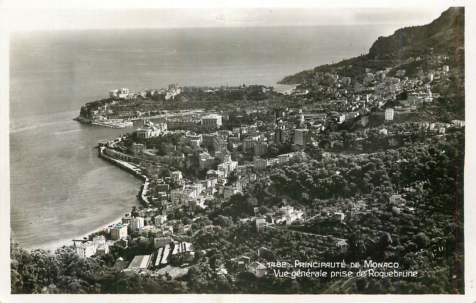 CPM Principaute de Monaco Vue Generale prise de Roquebrune