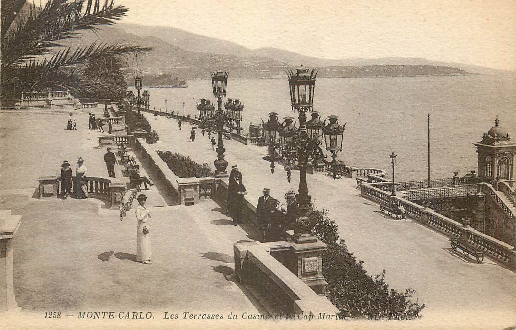 CPA Mont Carlo Les Terrasses du casino et Cap Marle