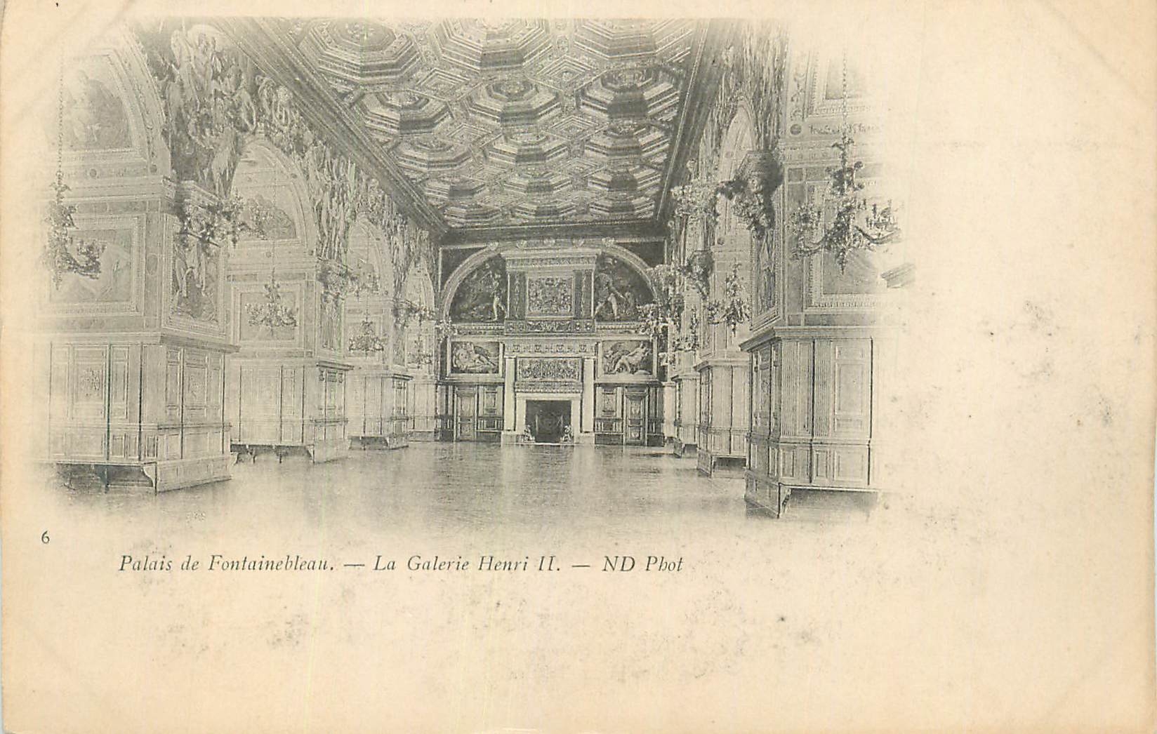 Palazzo di Fontainebleau — La Galleria di Enrico II — ND Phot