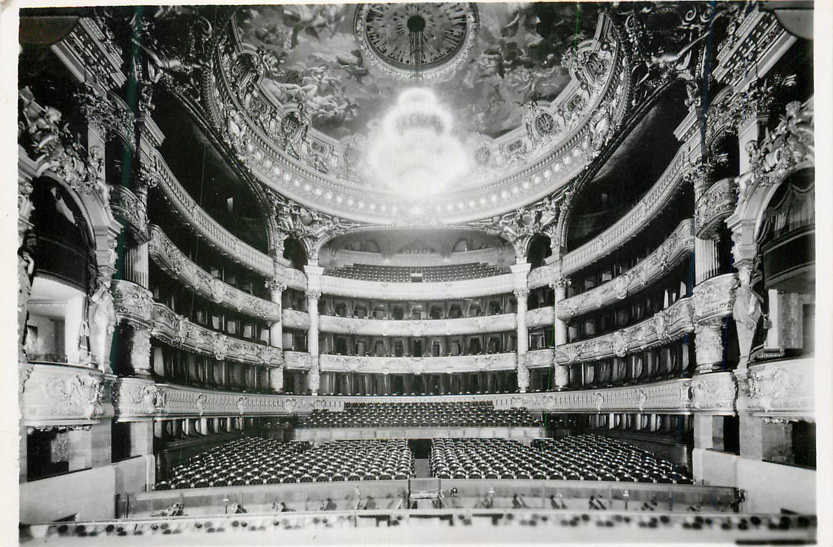 CARTE PHOTO Paris Opera