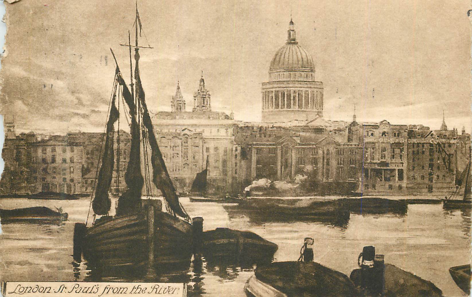 CPA London St Paul's From the River