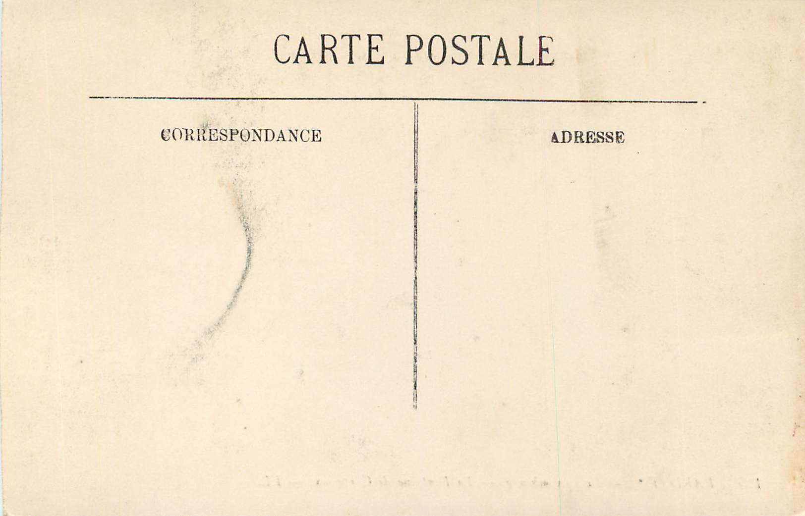 CPA Paris (VIe) Le Luxembourg La Fontaine de Carpeaux — Verso