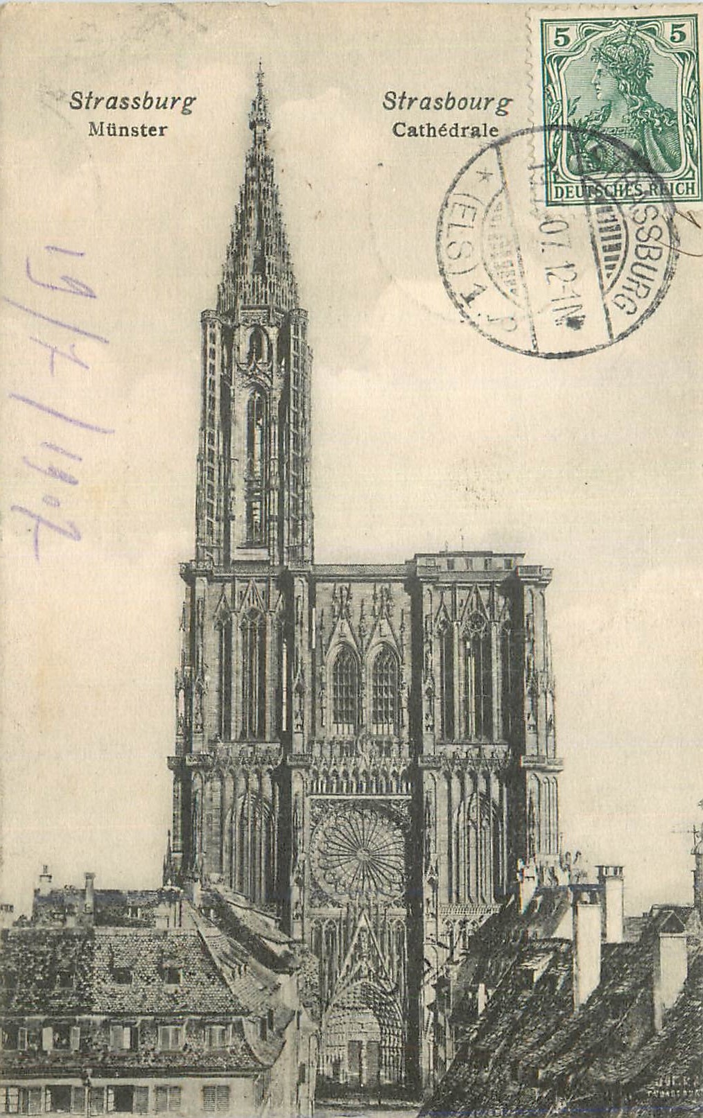 CPA Strasbourg Cathedrale