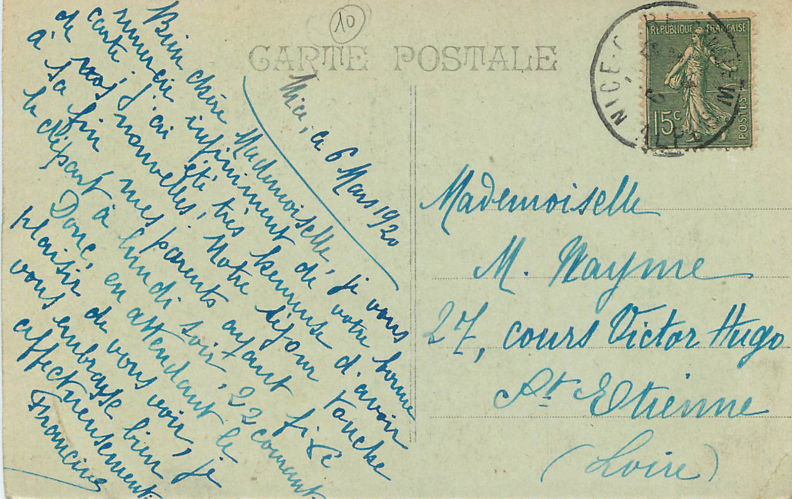 CPA Monte Carlo Vue Generale Tir aux Pigeons par UnCoup de Mer — Rückseite