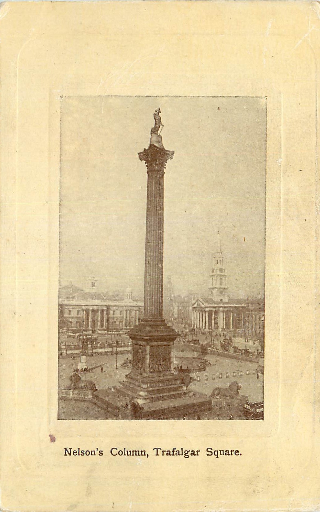 CPA Nelson's Column Trafalgar Square London