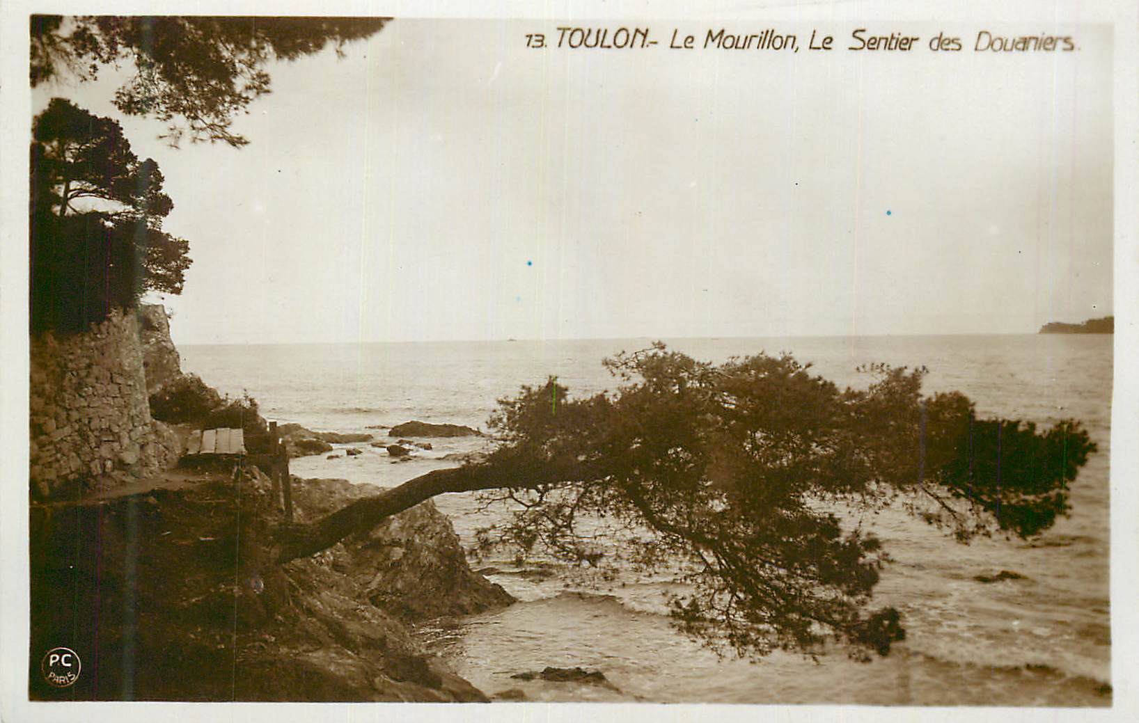 CPM Toulon Le Mourillon Le Sentier des Douaniers
