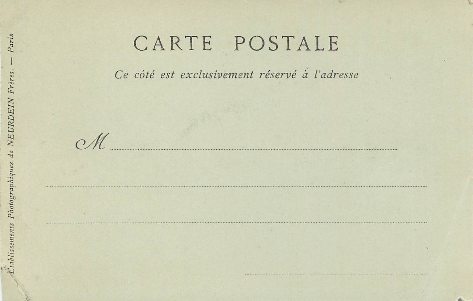 CPA Abbaye du Mont Saint Michel Les Galeries du Cloitre — Verso