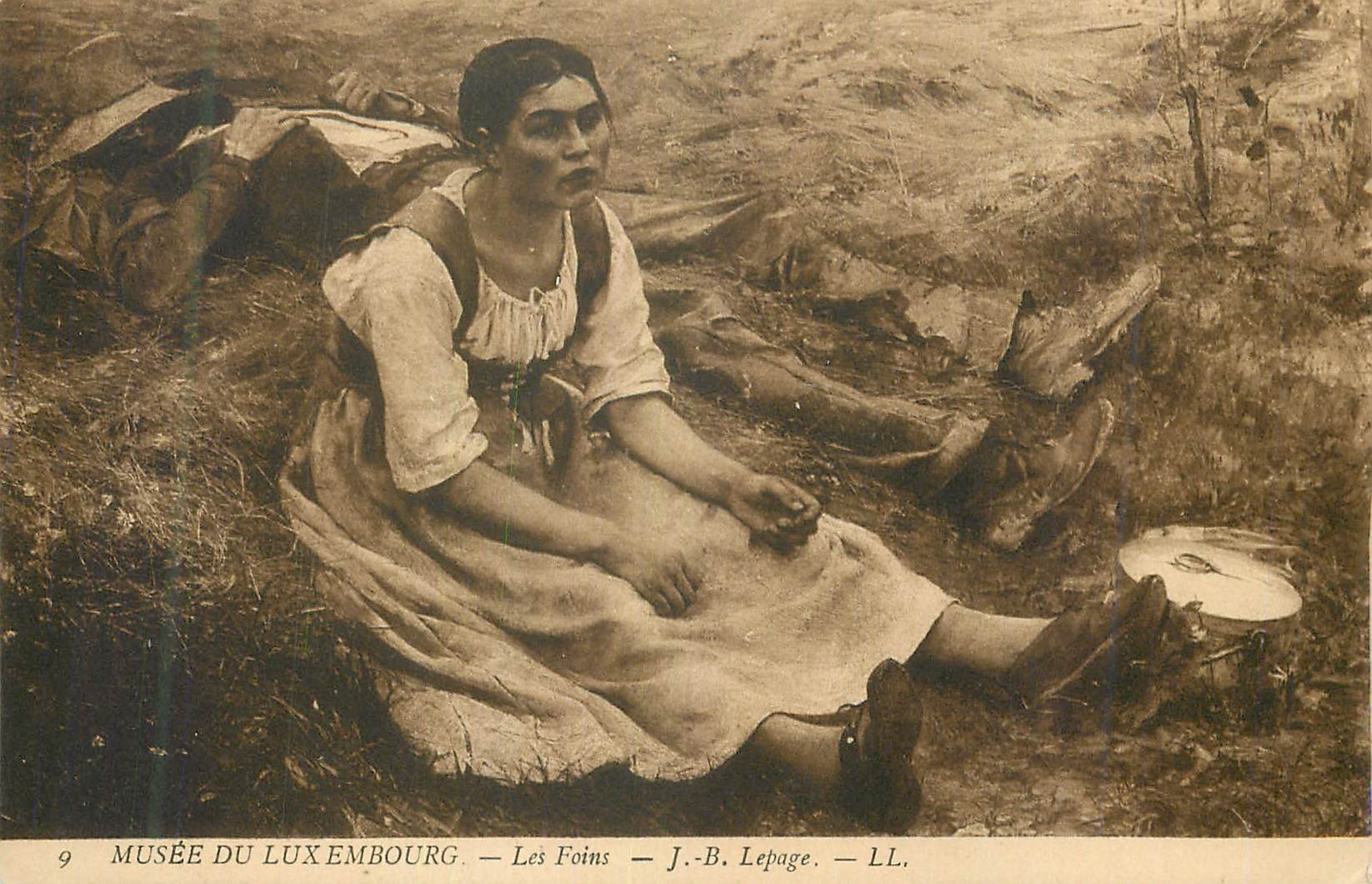 CPA Musee du Luxembourg Les Foins J b Lepage