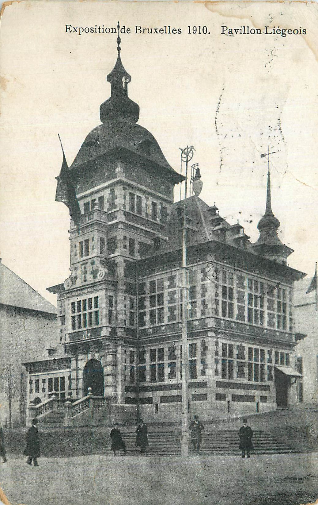 Exposition de Bruxelles 1910 — Pavillon Liégeois — Éditeur inconnu