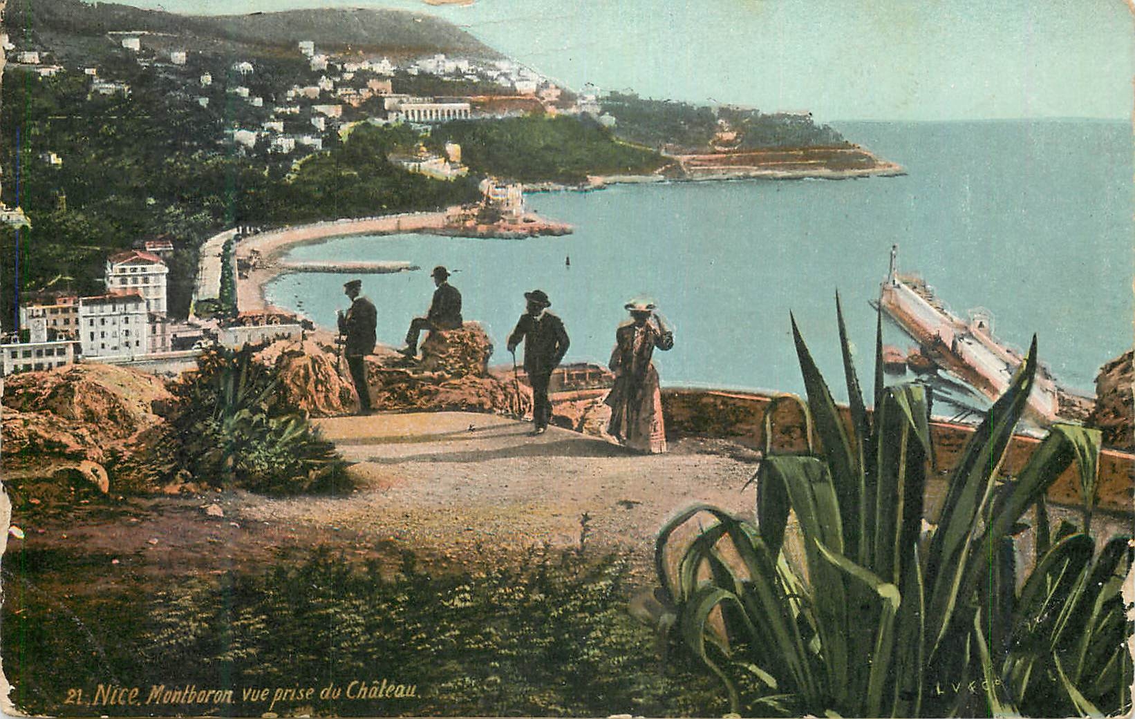 CPA Nice Montboron Vue prise du Chateau