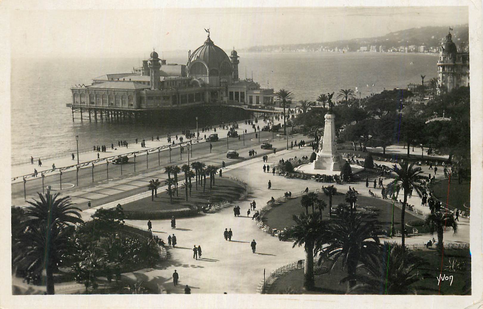 CPM La Douce de France Cote d'Azur Nice Jardin Albert Ier